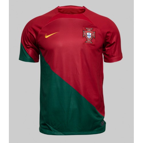 Portugal Nuno Mendes #19 Replica Home Shirt World Cup 2022 Short Sleeve